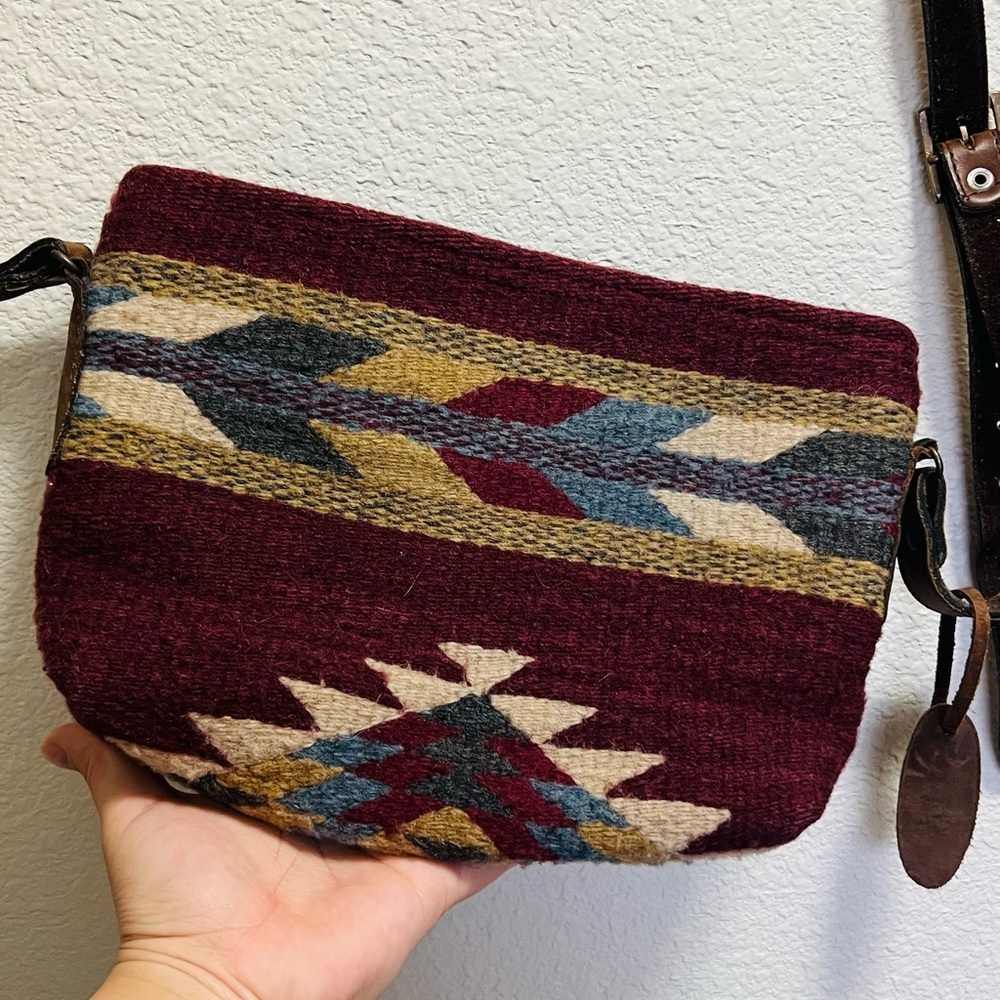 Mexican Handwoven clutch / crossbody pouch